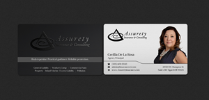 Design de Carte de Visite par INDIAN_Ashok pour Assurety Insurance & Consulting  | Design : #37028589