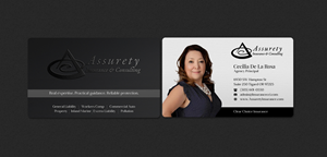 Design de Carte de Visite par INDIAN_Ashok pour Assurety Insurance & Consulting  | Design : #37028594