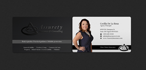 Design de Carte de Visite par INDIAN_Ashok pour Assurety Insurance & Consulting  | Design : #37028598