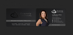 Design de Carte de Visite par INDIAN_Ashok pour Assurety Insurance & Consulting  | Design : #37028607