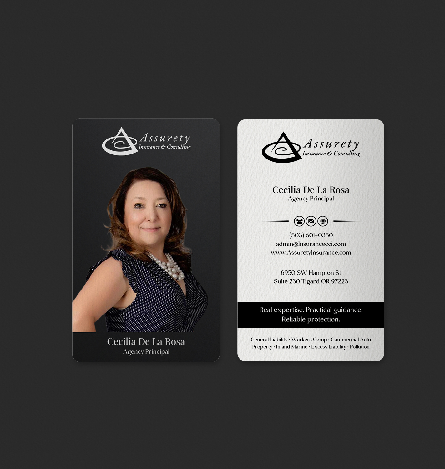 Design de Carte de Visite par INDIAN_Ashok pour Assurety Insurance & Consulting  | Design #37028610