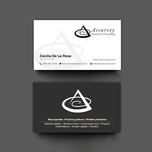 Design de Carte de Visite par chandrayaan.creative pour Assurety Insurance & Consulting  | Design : #37029612