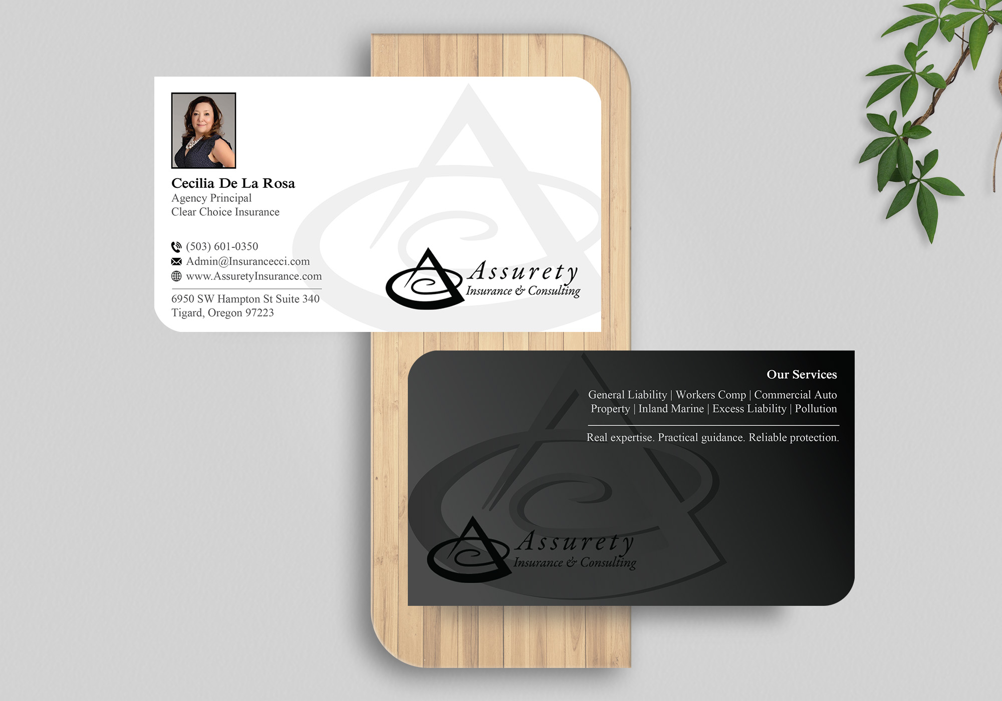 Design de Carte de Visite par Magic of Art pour Assurety Insurance & Consulting  | Design #37029944
