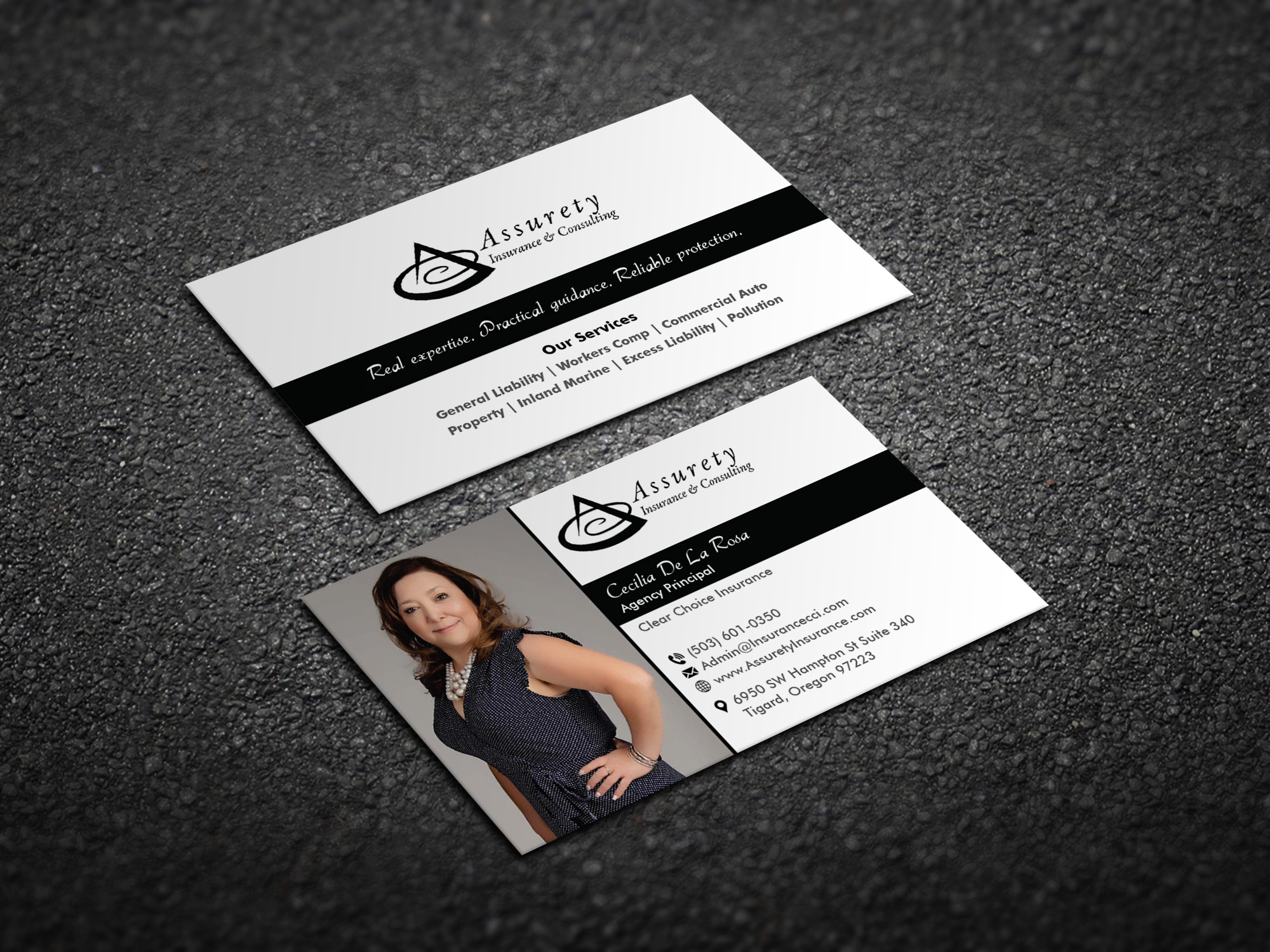 Design de Carte de Visite par Magic of Art pour Assurety Insurance & Consulting  | Design #37029945