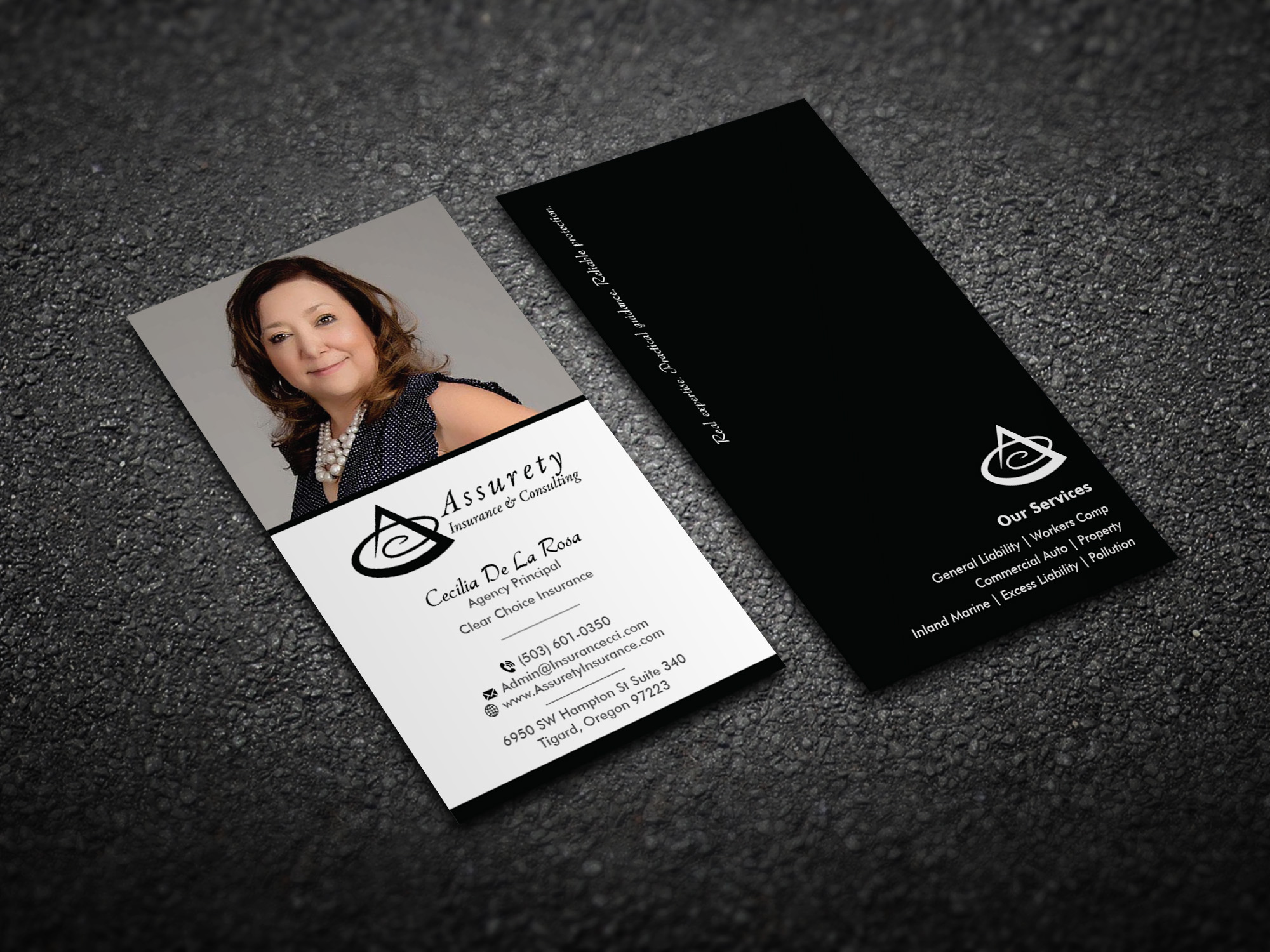 Design de Carte de Visite par Magic of Art pour Assurety Insurance & Consulting  | Design #37029950