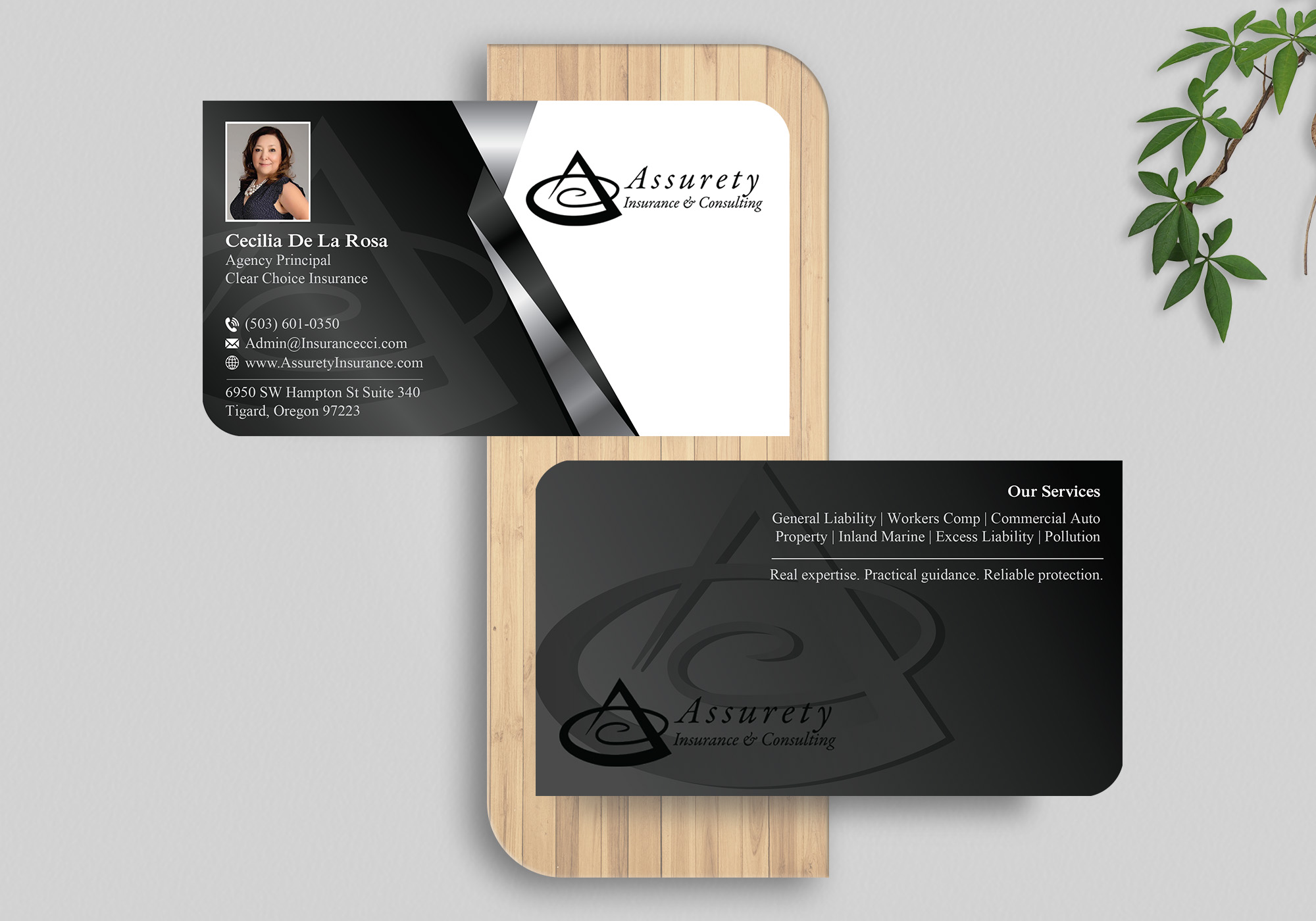 Business Card Design by Magic of Art for Assurety Insurance & Consulting  | Design #37033128