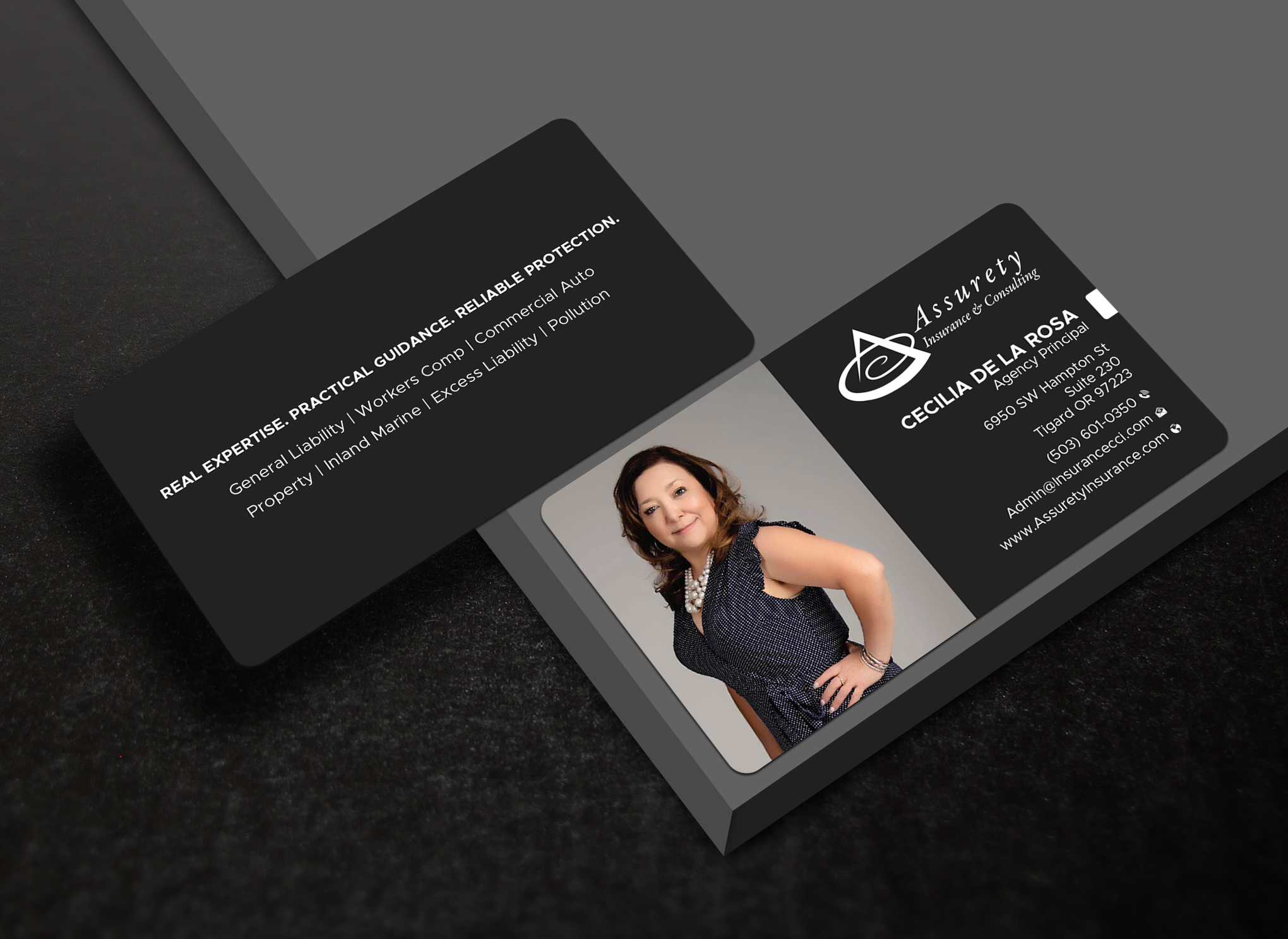 Business Card Design by Uttom 2 for Assurety Insurance & Consulting  | Design #37028870