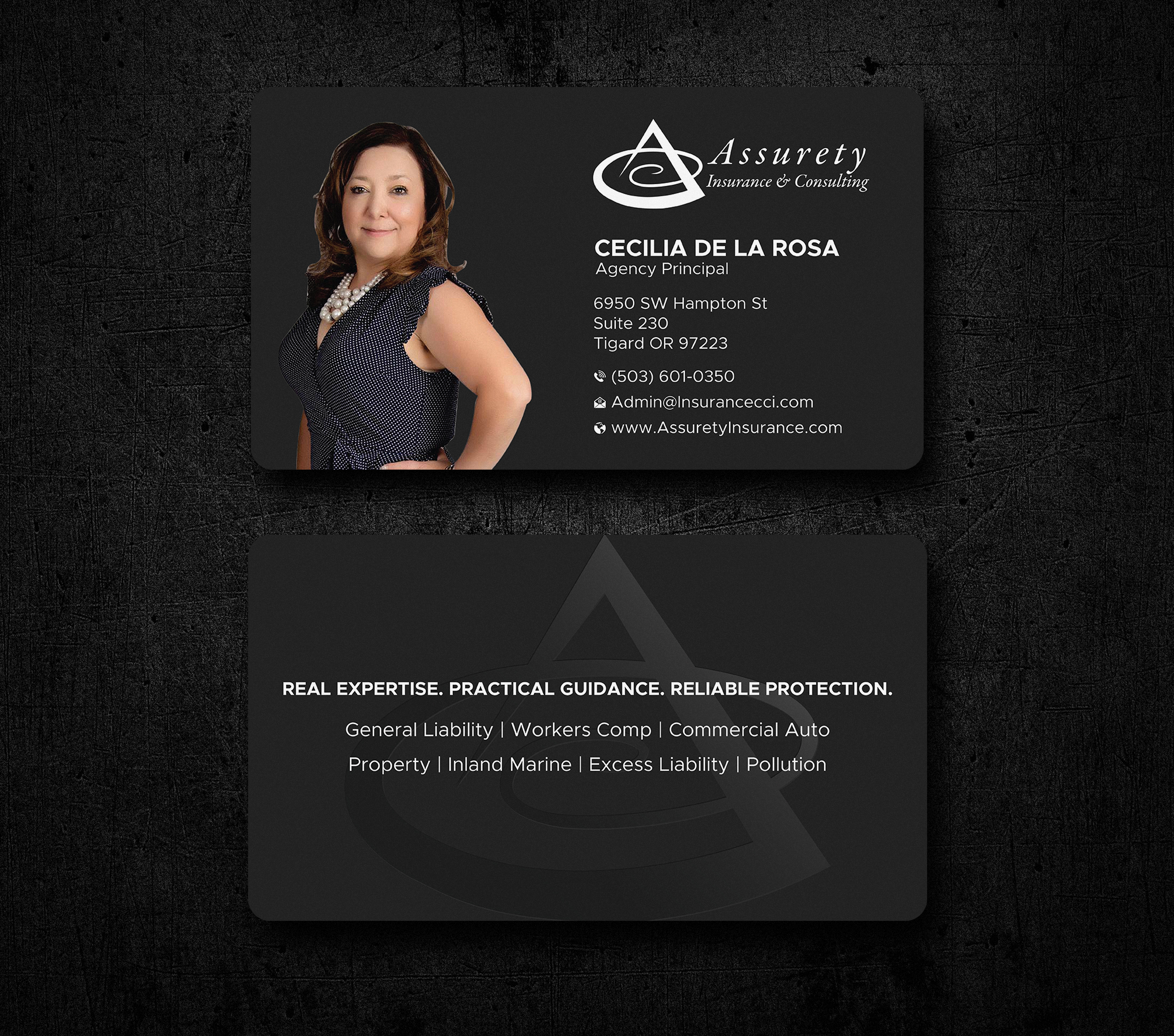 Design de Carte de Visite par Uttom 2 pour Assurety Insurance & Consulting  | Design #37028883