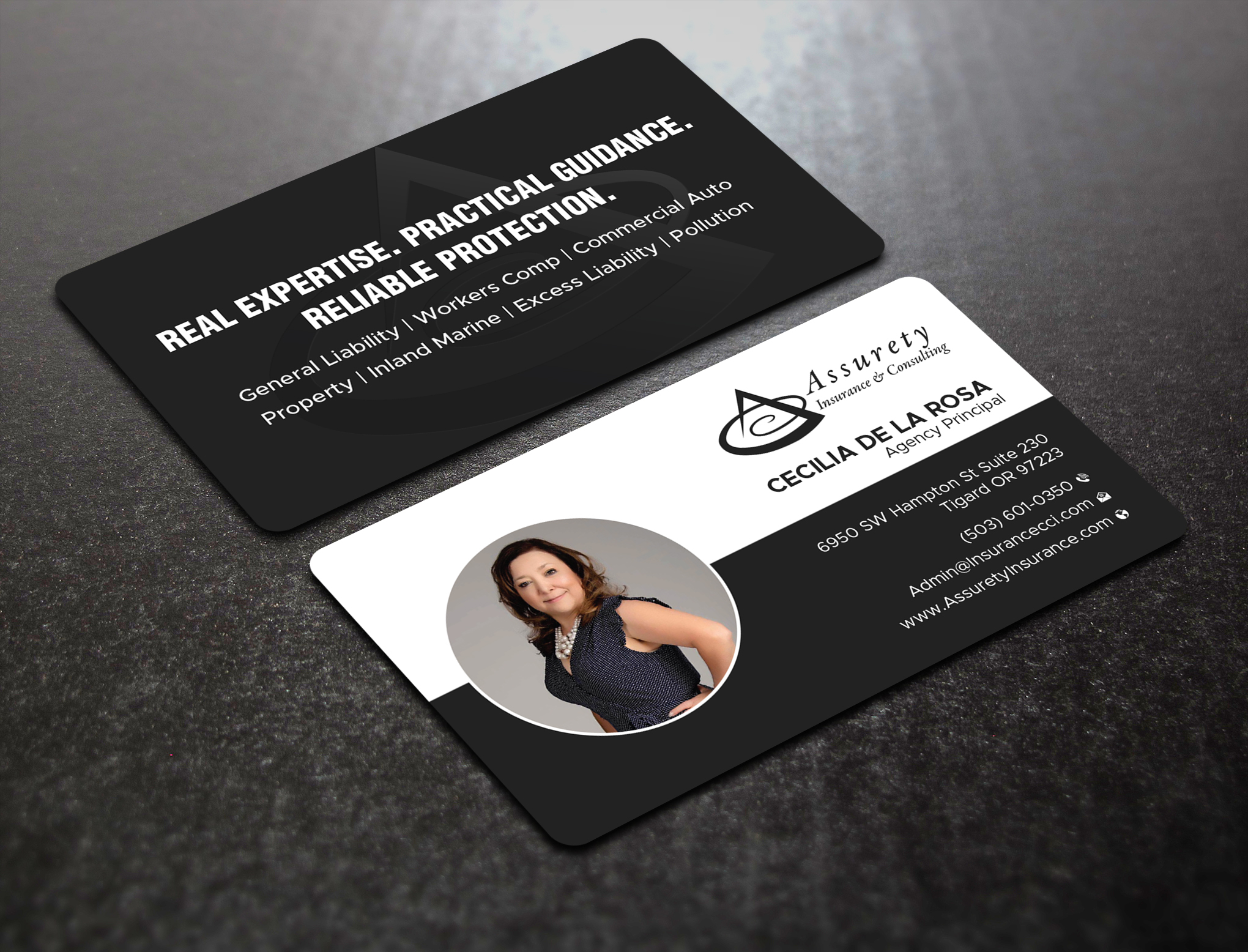 Design de Carte de Visite par Uttom 2 pour Assurety Insurance & Consulting  | Design #37031085