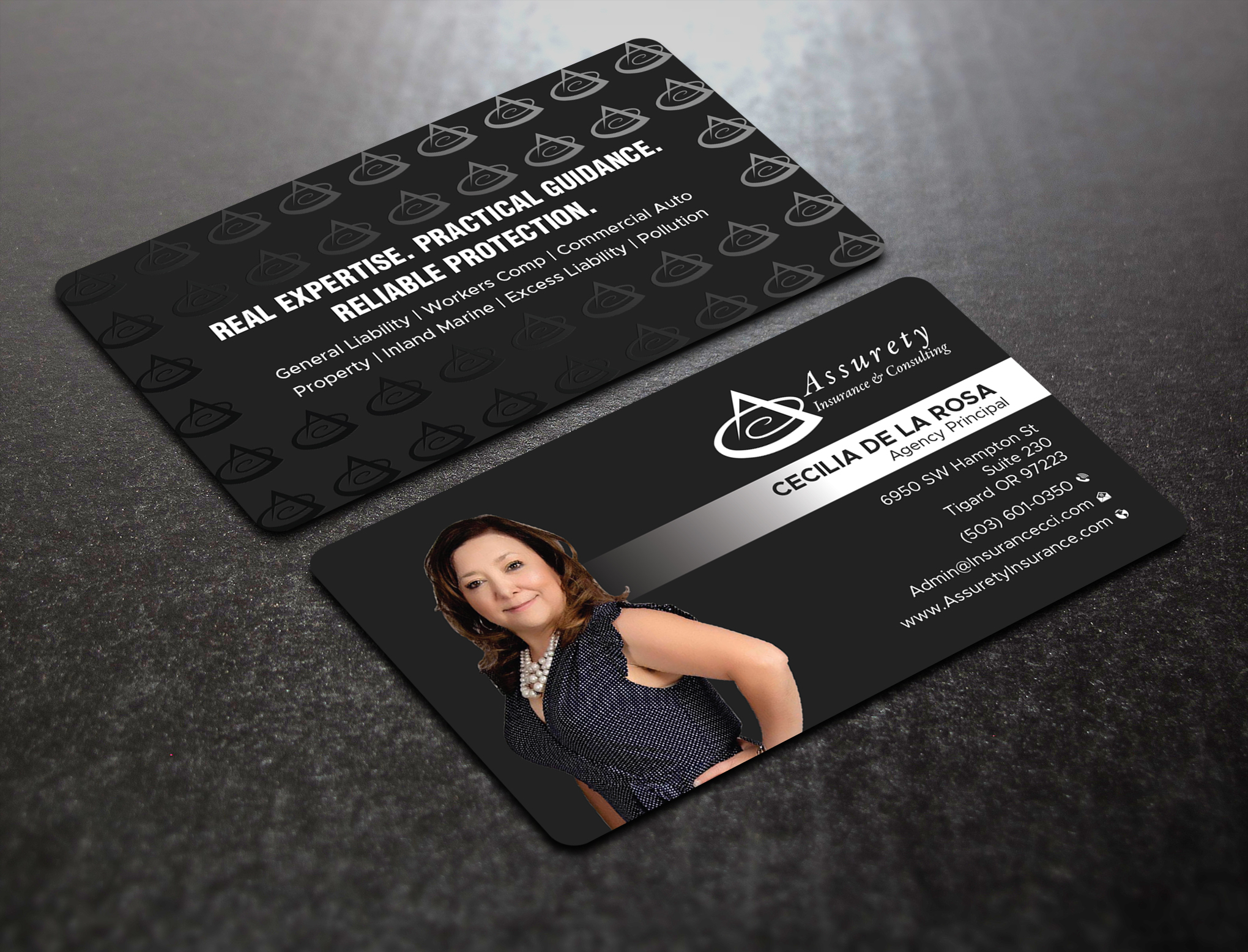Business Card Design by Uttom 2 for Assurety Insurance & Consulting  | Design #37031290