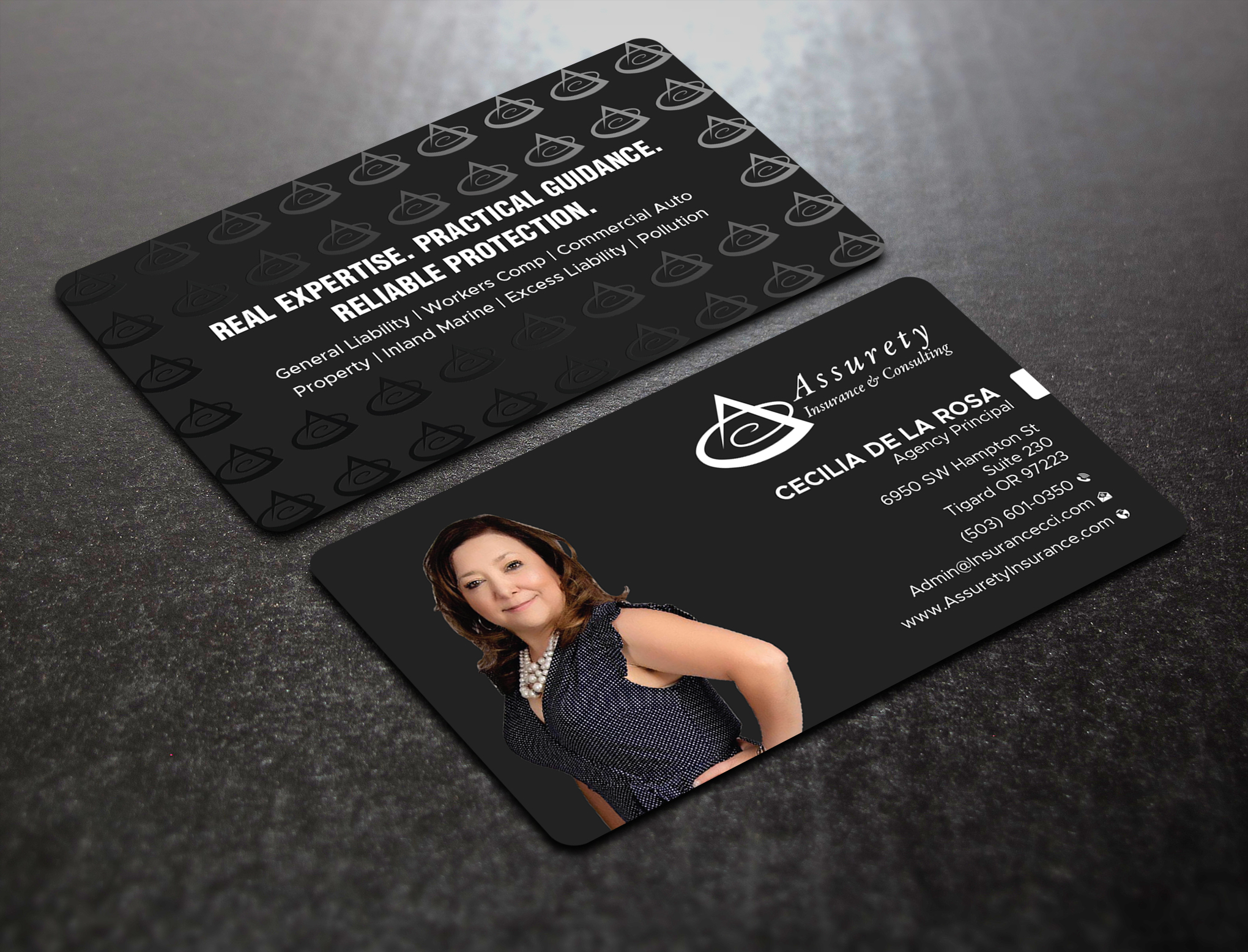 Business Card Design by Uttom 2 for Assurety Insurance & Consulting  | Design #37031291