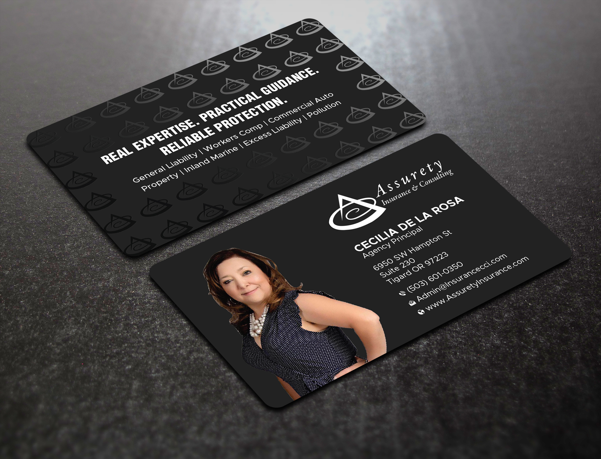 Business Card Design by Uttom 2 for Assurety Insurance & Consulting  | Design #37031292