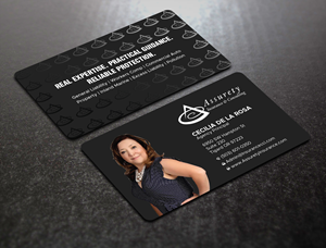 Design de Carte de Visite par Uttom 2 pour Assurety Insurance & Consulting  | Design : #37031292