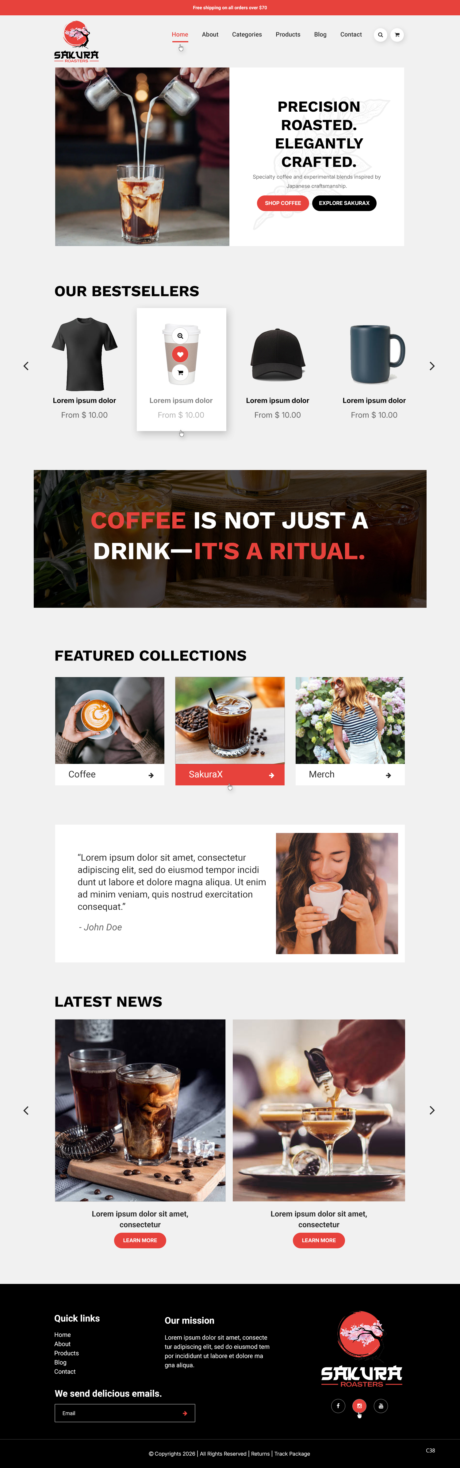 Shopify Design by pb for this project | Design #37036518