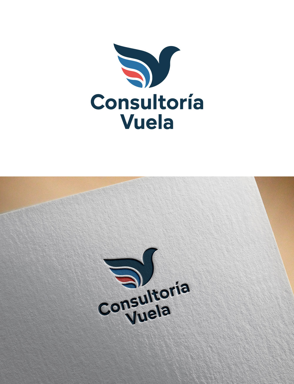 Logo Design by KING JM for Consultoria Vuela Inc. | Design #37032849