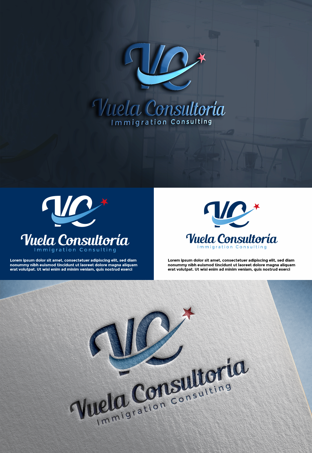 Logo Design by Innovative Graphix for Consultoria Vuela Inc. | Design #37032060