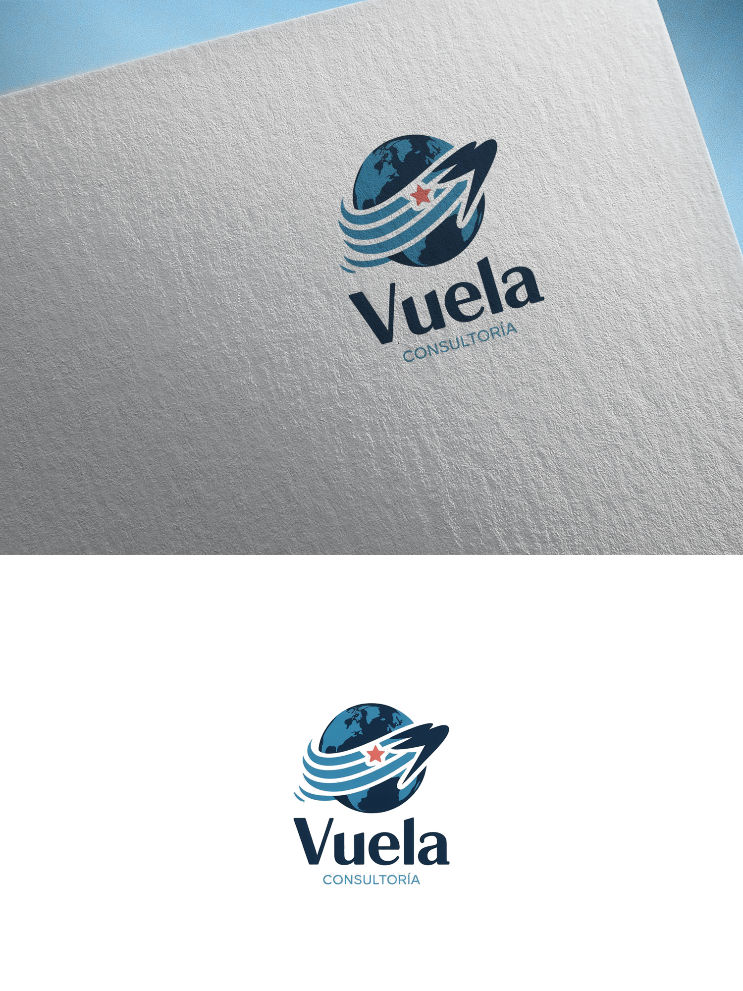Logo Design by Infinity Pixel Studio 2026 for Consultoria Vuela Inc. | Design #37040731