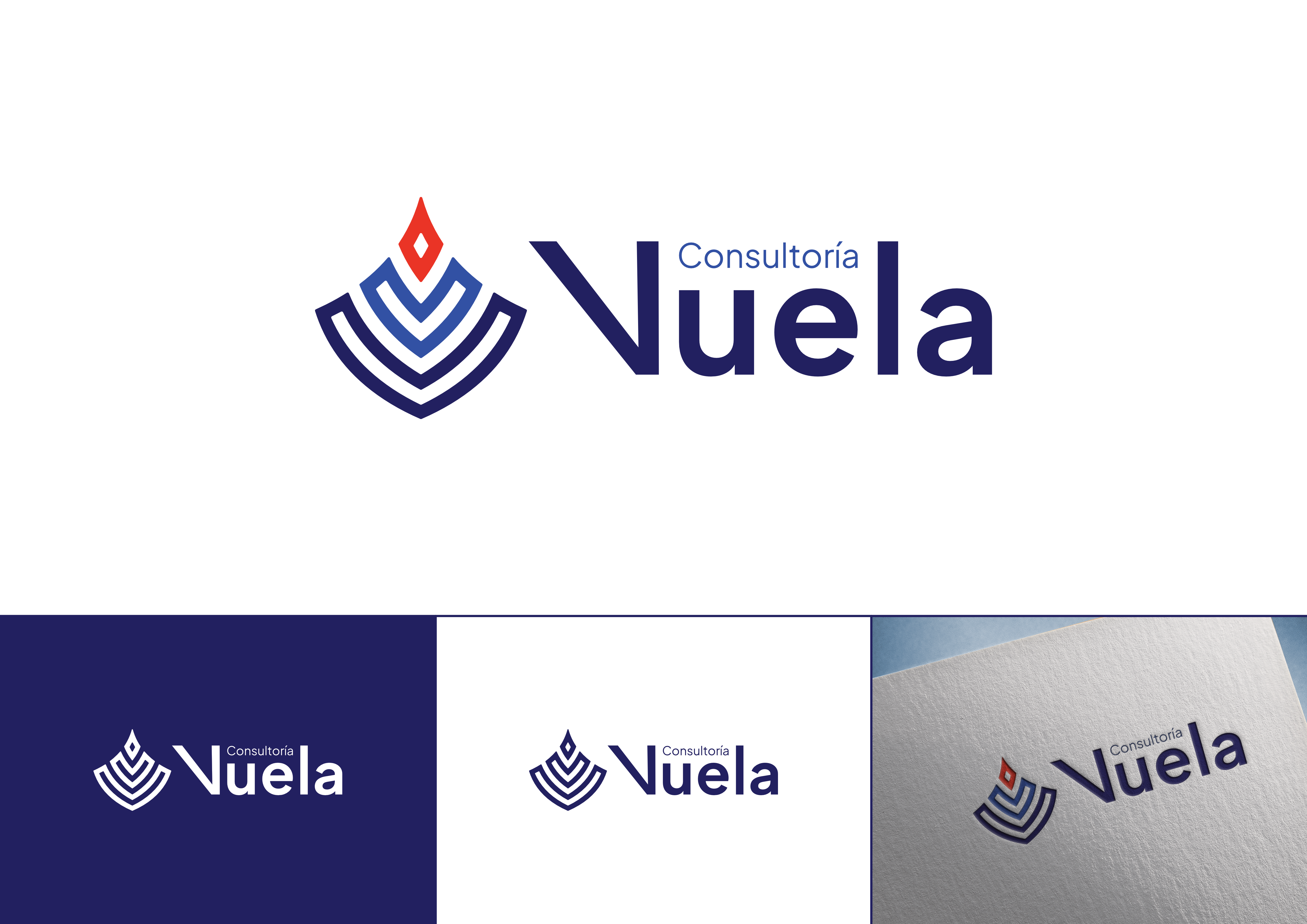 Logo Design by Rotes Design for Consultoria Vuela Inc. | Design #37034334