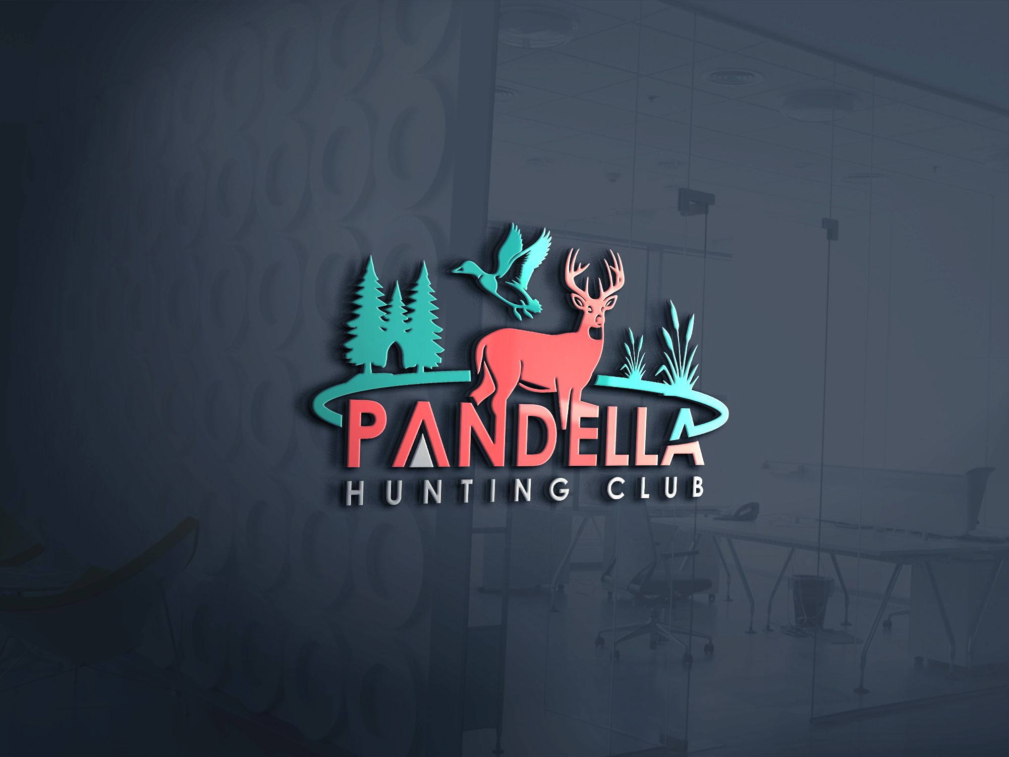 Logo Design by 24ksunny for Pandella Hunting Club | Design #37036255