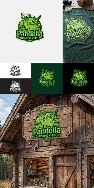 Logo Design by Gol D Roger™ for Pandella Hunting Club | Design: #37048228