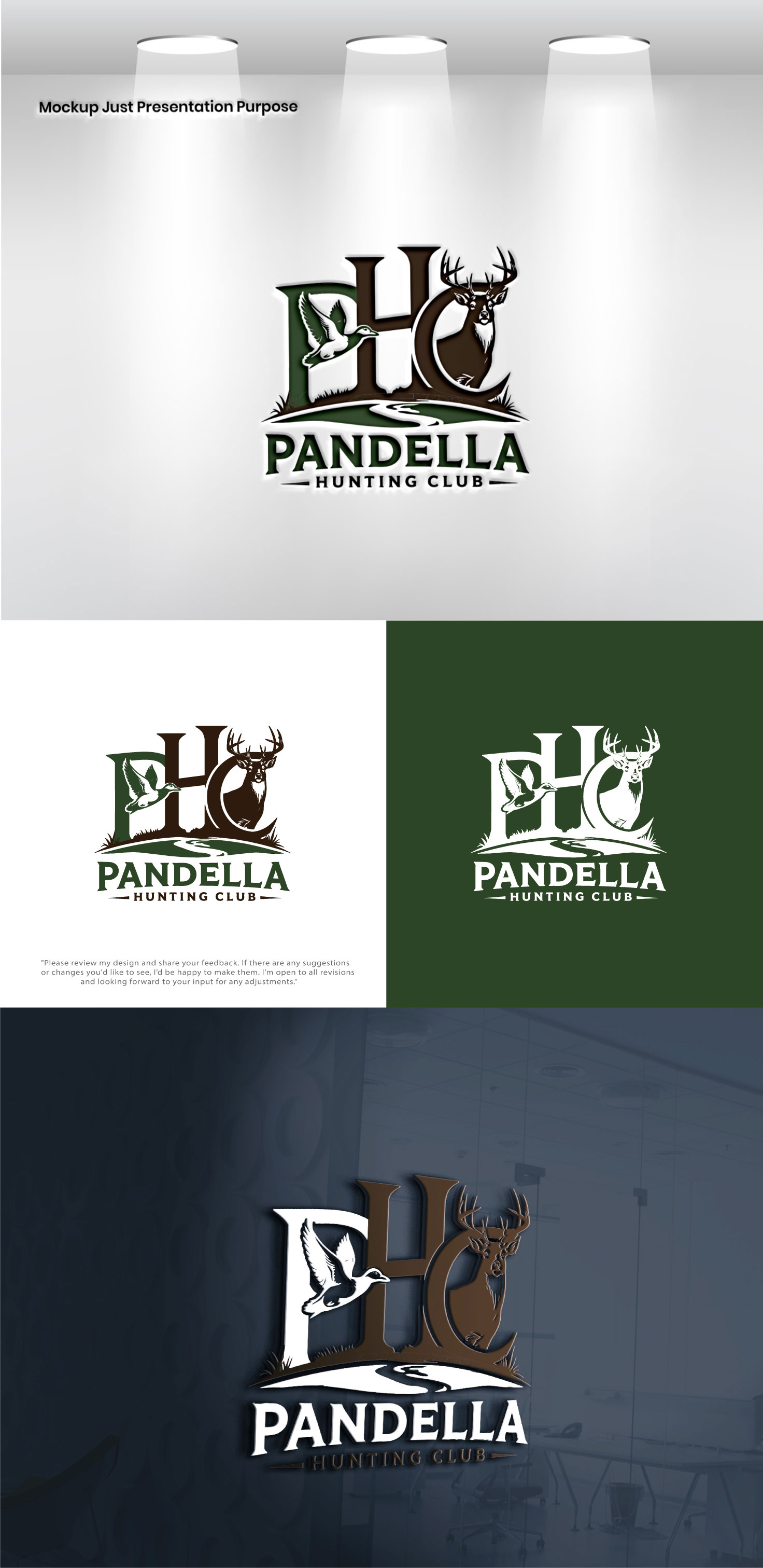 Logo Design by VectorForge for Pandella Hunting Club | Design #37056747
