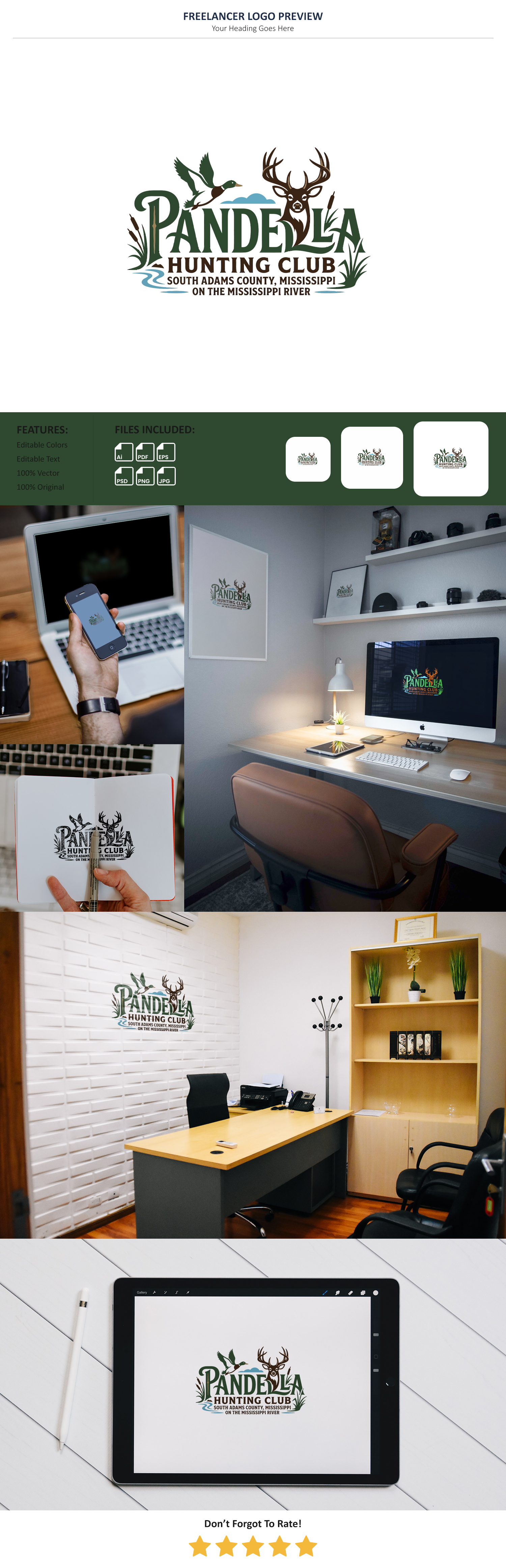 Logo Design by VectorForge for Pandella Hunting Club | Design #37056750