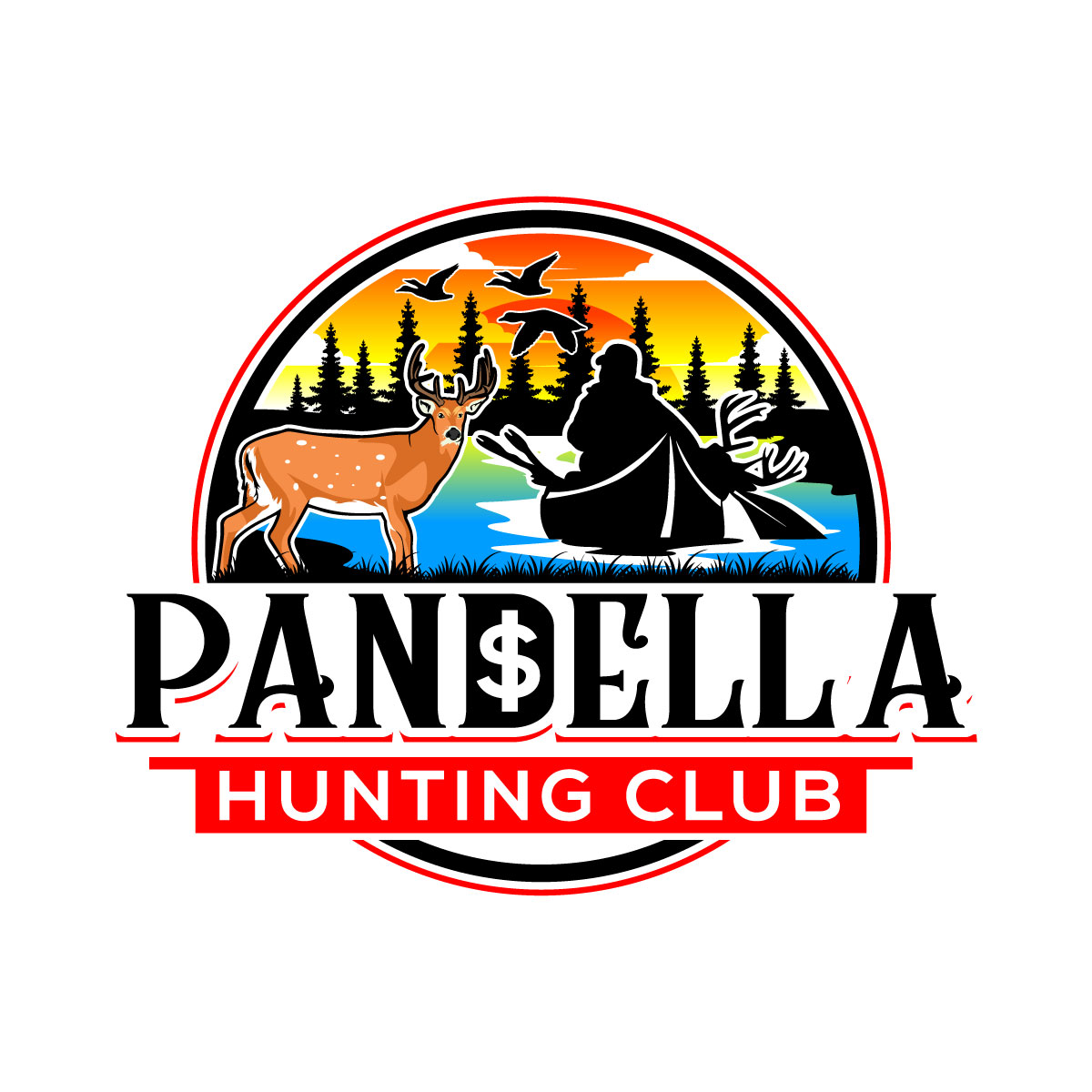 Logo Design by Suvendu.S for Pandella Hunting Club | Design #37045667