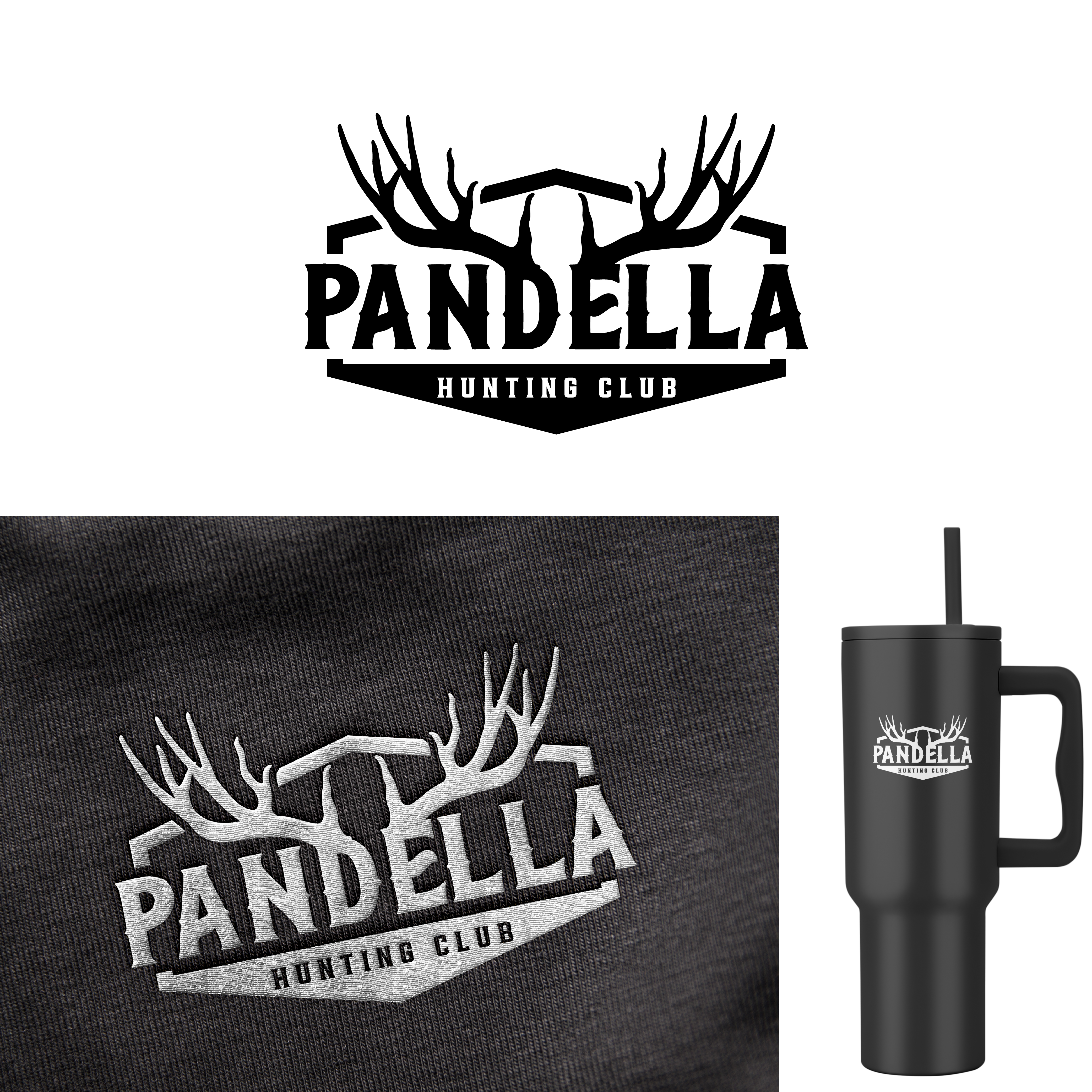 Logo Design by razertron for Pandella Hunting Club | Design #37055861