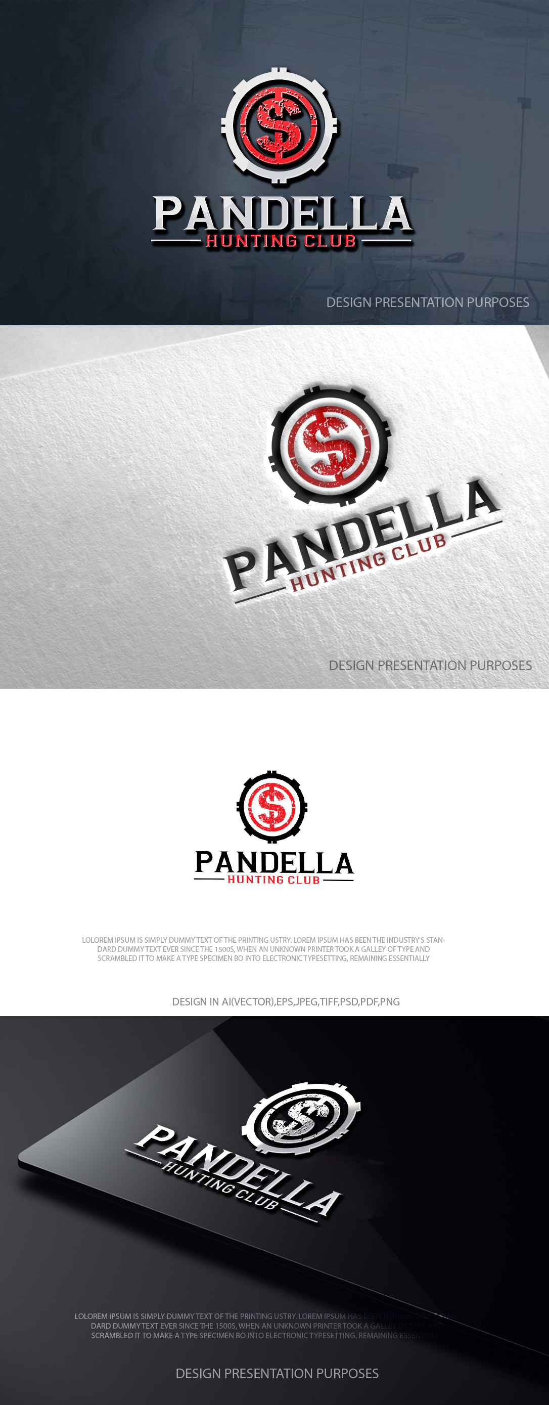Logo Design by zebronicgraphic for Pandella Hunting Club | Design #37034658