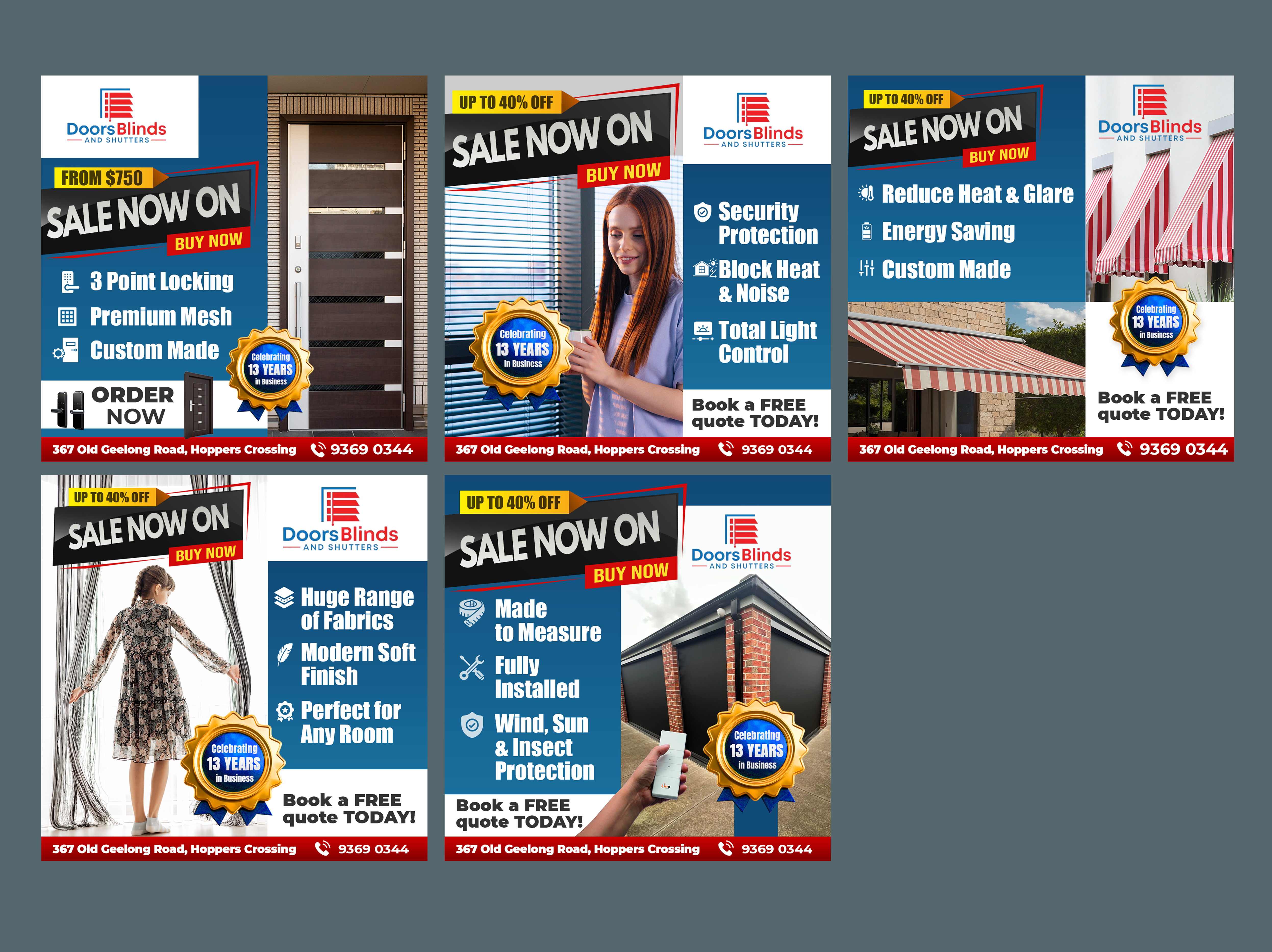 Design Graphique par Osama Soliman pour Doors Blinds & Shutters | Design #37034301