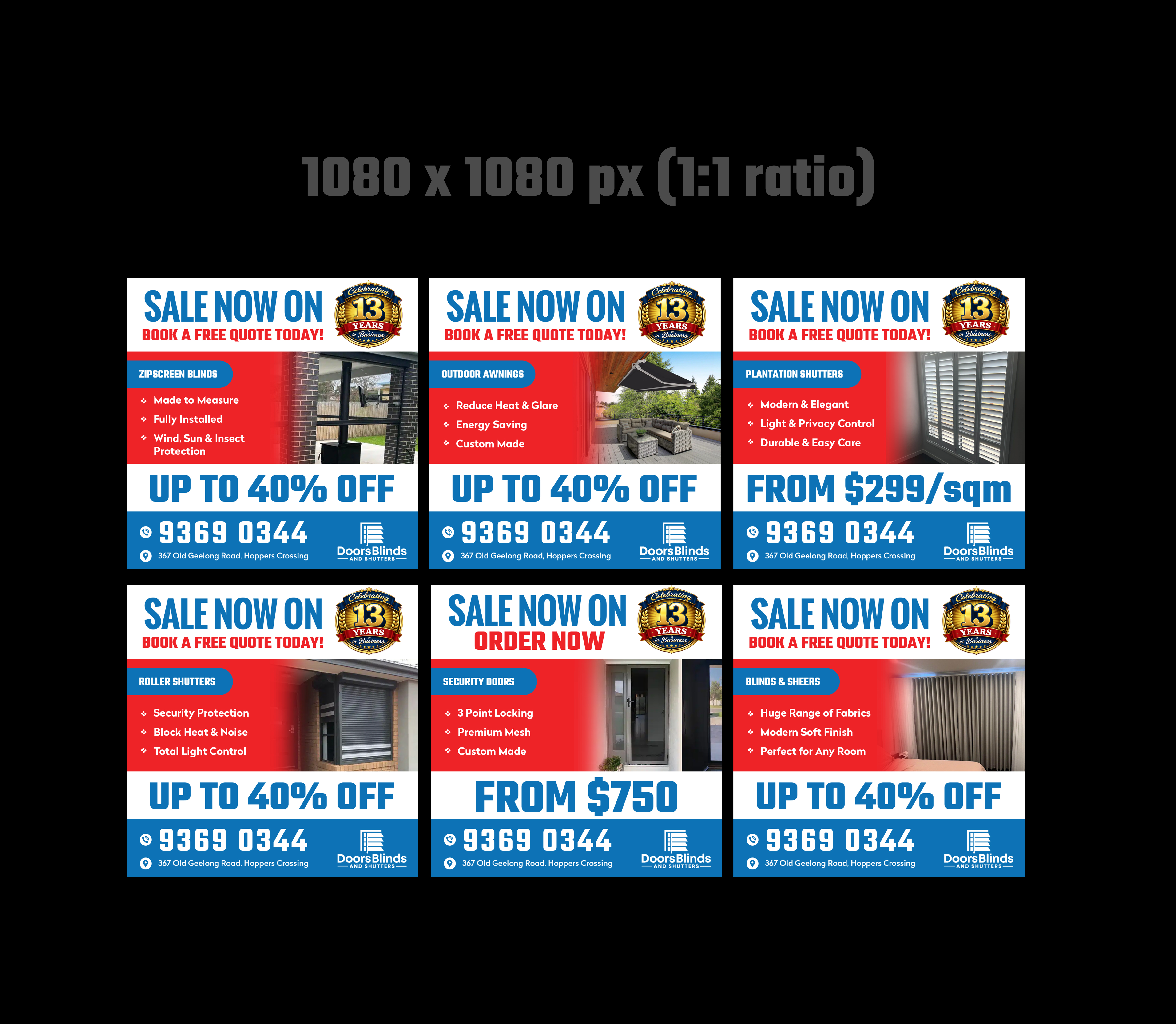 Design Graphique par Creations Box 2015 pour Doors Blinds & Shutters | Design #37033860