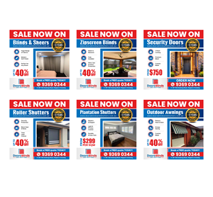 Diseño Gráfico por SAI DESIGNS para Doors Blinds & Shutters | Diseño: #37040399