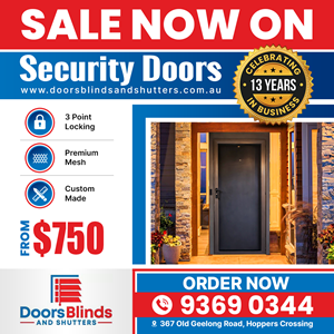 Graphic Design by SAI DESIGNS for Doors Blinds & Shutters | Design: #37049870