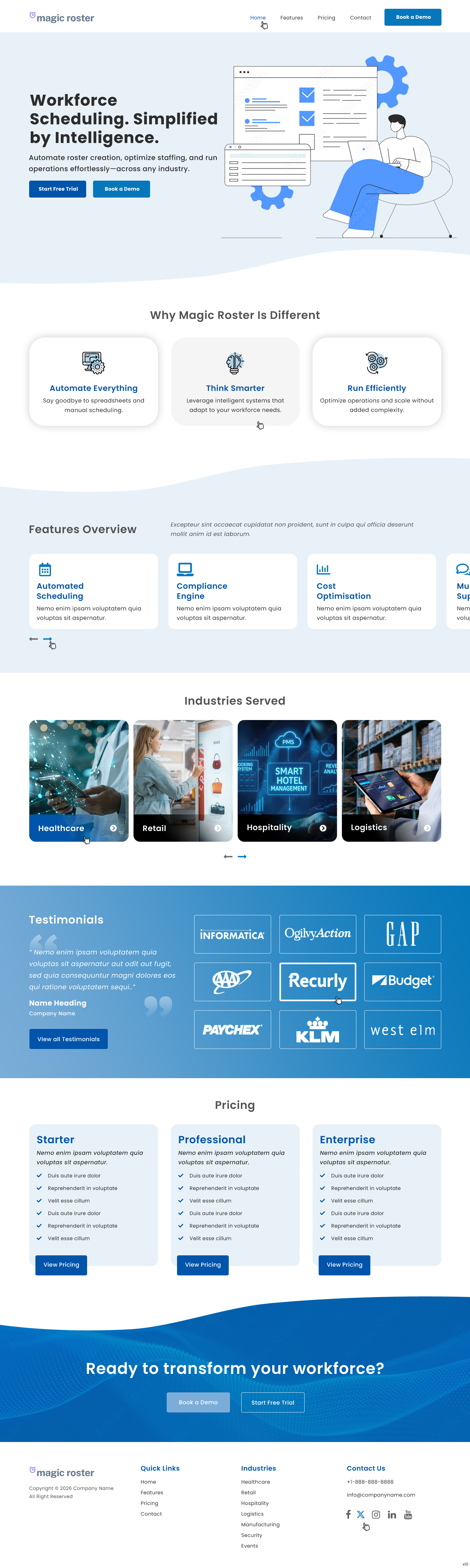Web Design by pb for Flight Square | Design #37039754