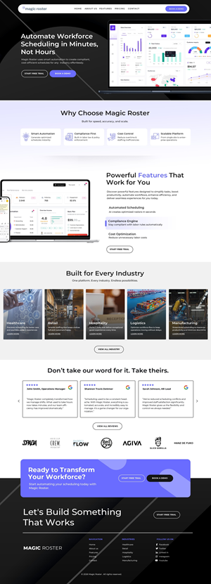 Web Design by beniwalsuman for Flight Square | Design #37038307