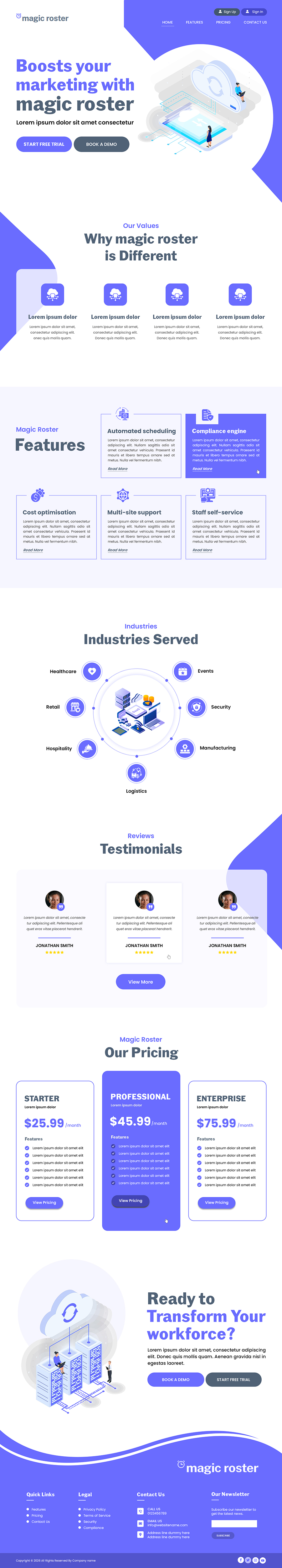 Web Design by Creations Box 2015 for Flight Square | Design #37042933