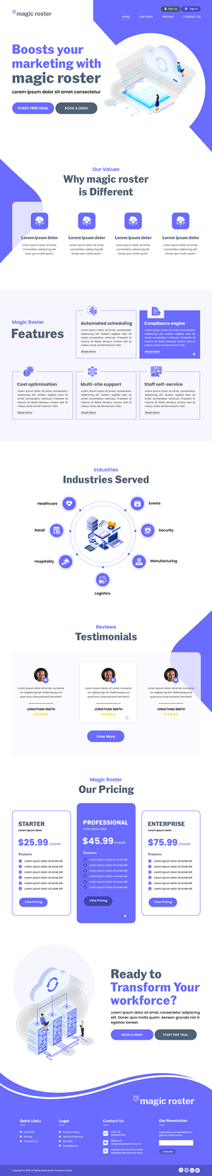 Web Design by Creations Box 2015 for Flight Square | Design #37042933