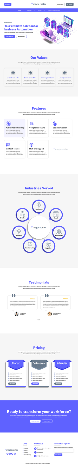 Web Design by Creations Box 2015 for Flight Square | Design: #37042934