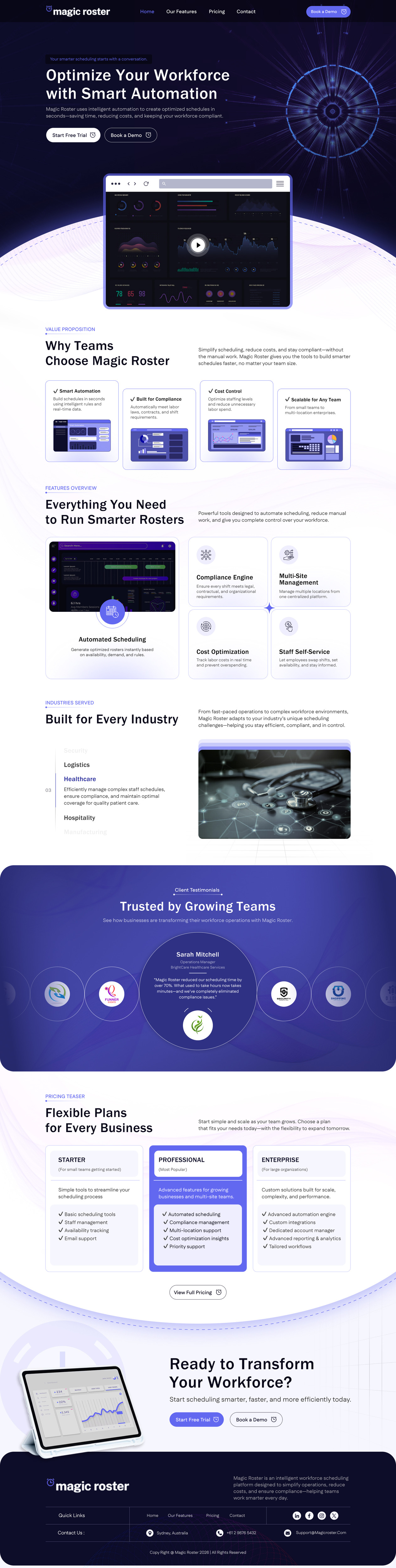 Web Design by creative.bugs for Flight Square | Design #37041799