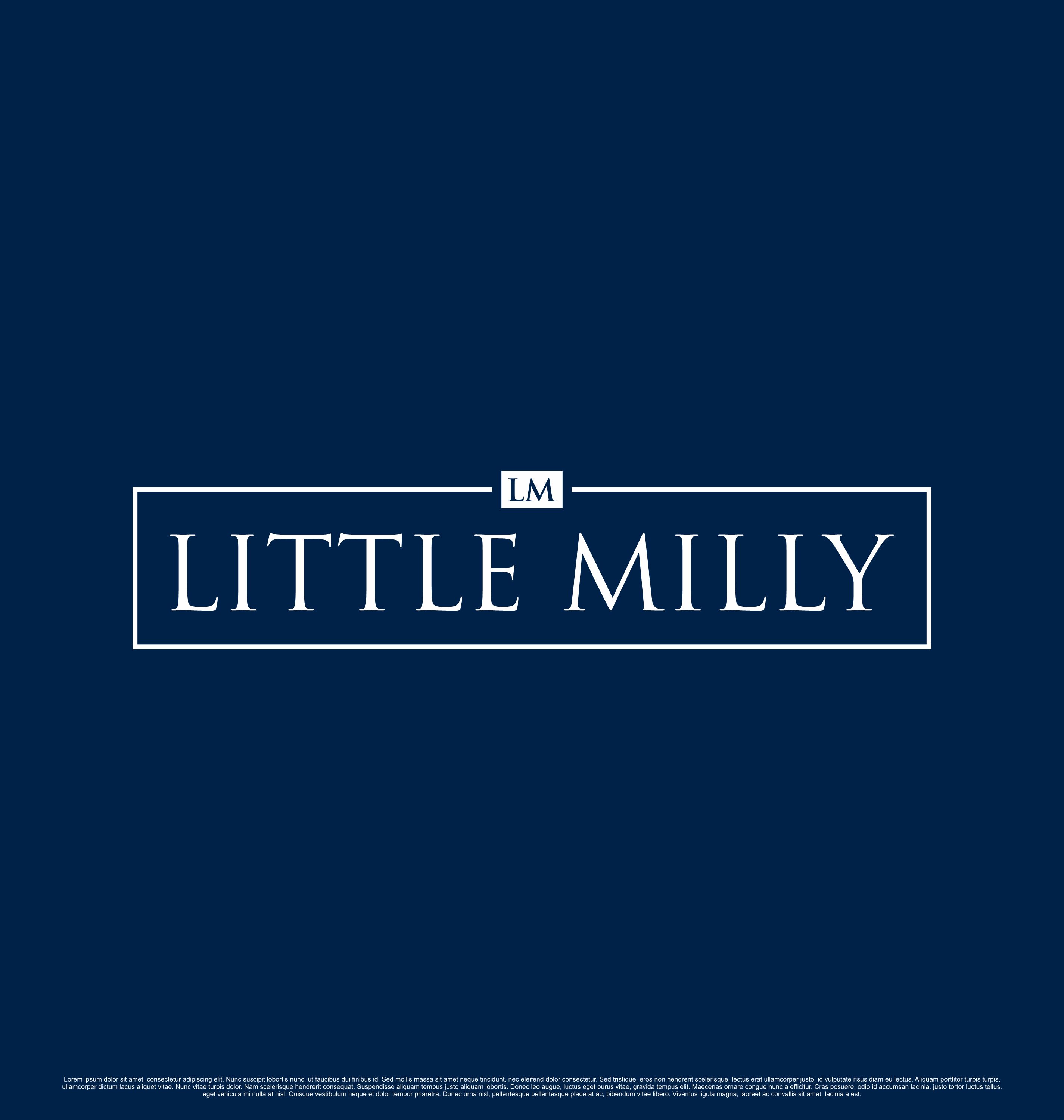 Logo-Design von saesean für Little Milly | Design #37041610