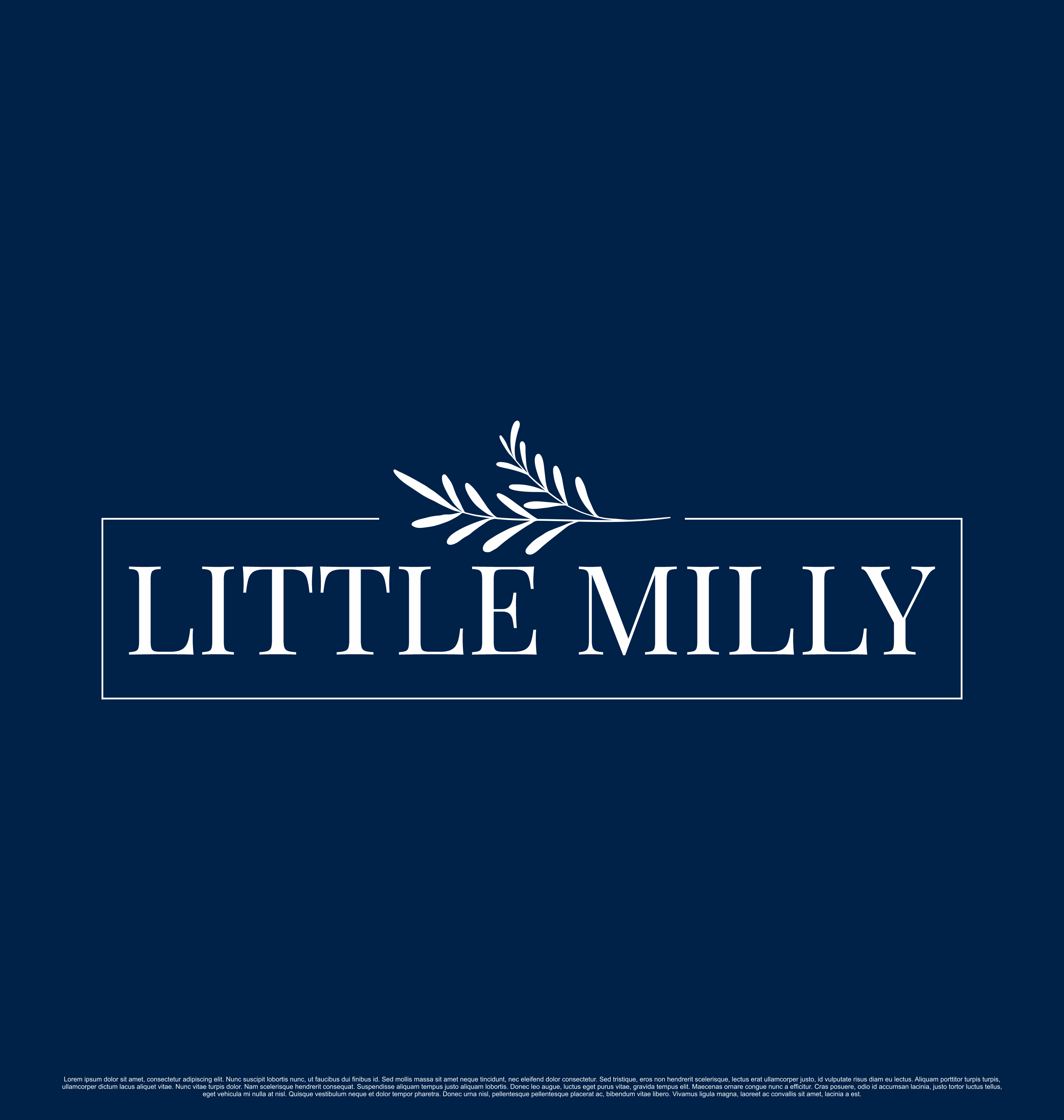 Logo-Design von saesean für Little Milly | Design #37041611