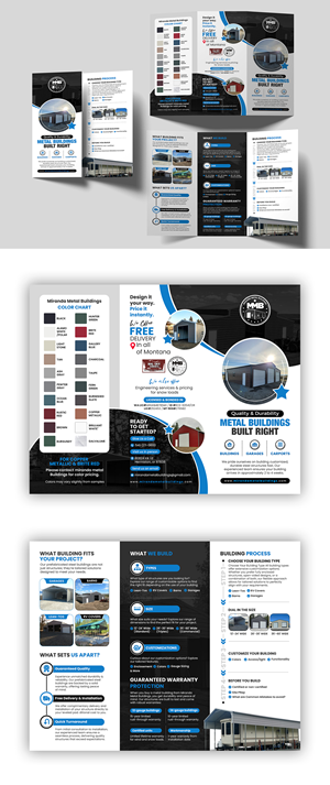 Diseño de Brochure por debdesign para Big Sky Sheds LLC | Diseño: #37038172