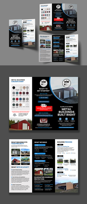 Diseño de Brochure por debdesign para Big Sky Sheds LLC | Diseño: #37038314