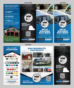 Diseño de Brochure por Stan$oul para Big Sky Sheds LLC | Diseño: #37037351