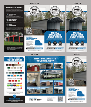 Diseño de Brochure por Stan$oul para Big Sky Sheds LLC | Diseño: #37037404