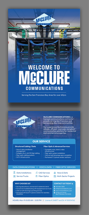 Flyer Design by Nel. for McClure Electric  | Design #37045279