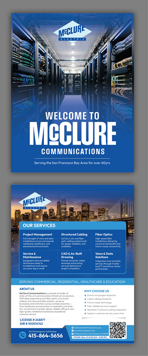 Flyer Design by Nel. for McClure Electric  | Design: #37045676