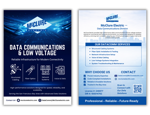 Flyer Design by Custom A for McClure Electric  | Design #37036977