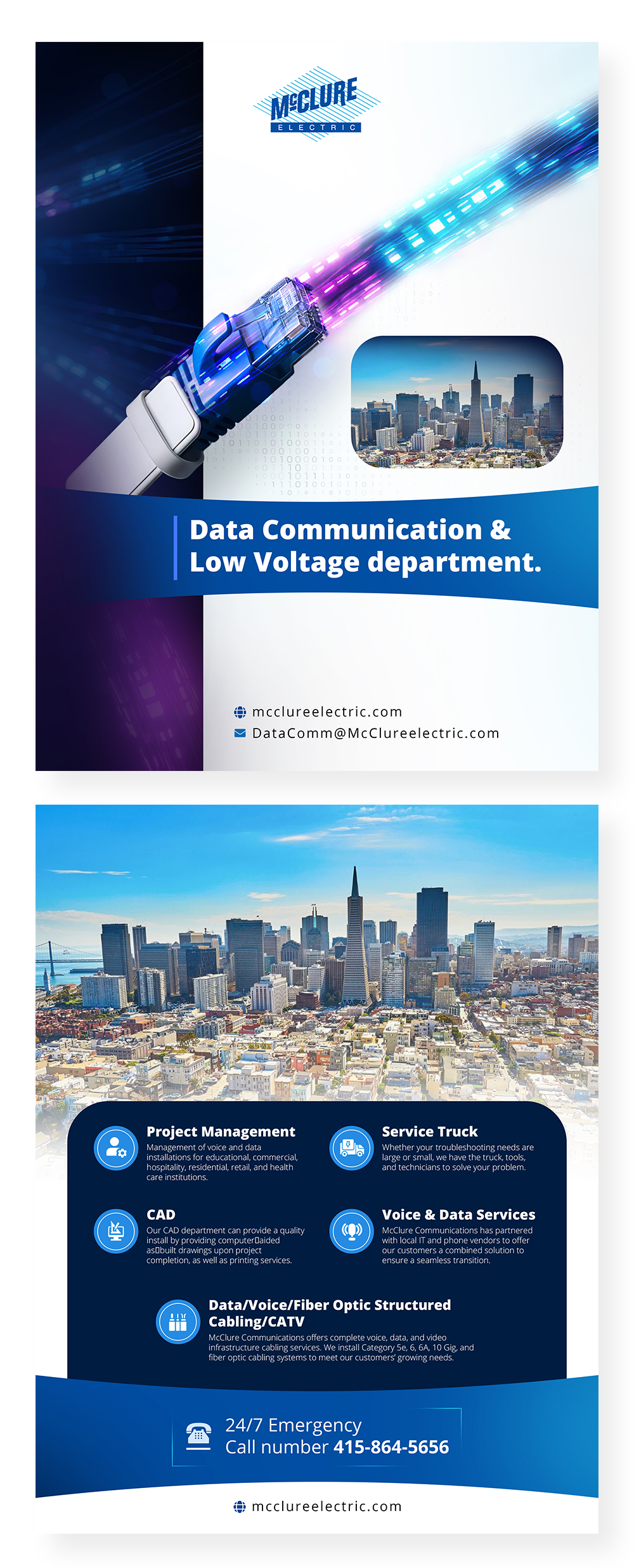 Flyer Design by Farvahar Design Studio for McClure Electric  | Design #37060652