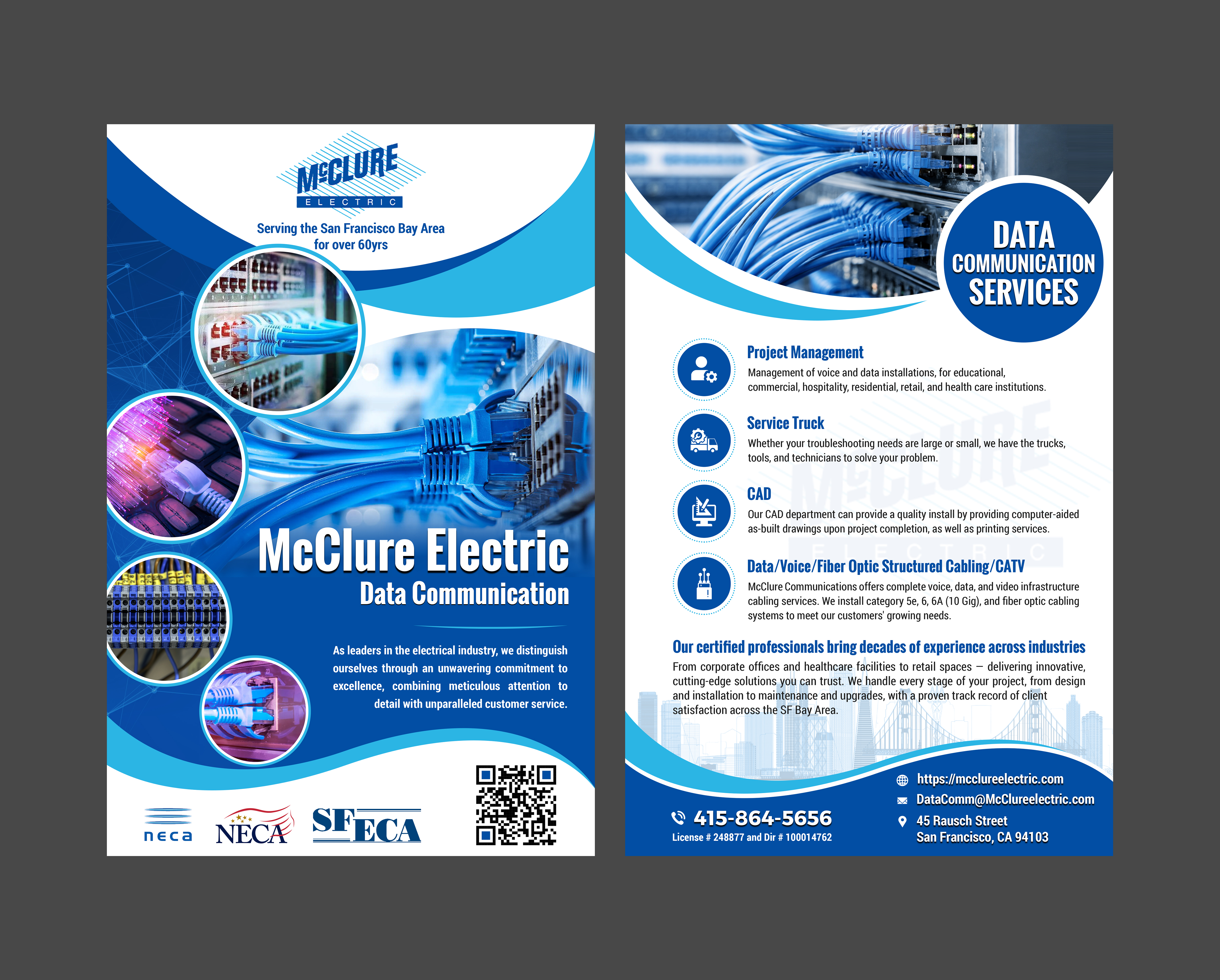 Flyer Design by Creations Box 2015 for McClure Electric  | Design #37120065